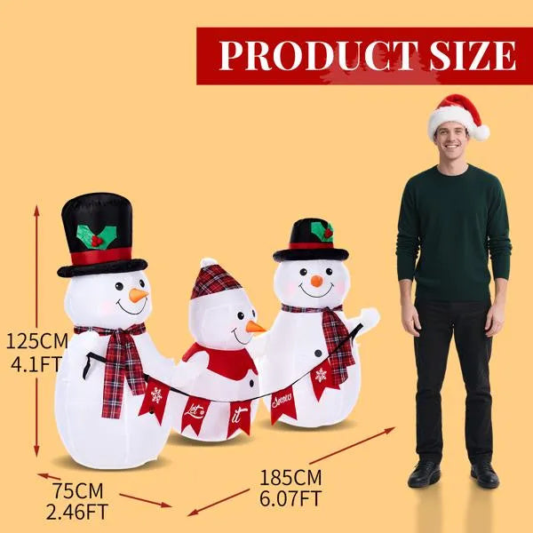 6.2FT Lighted Christmas Inflatable Decoration