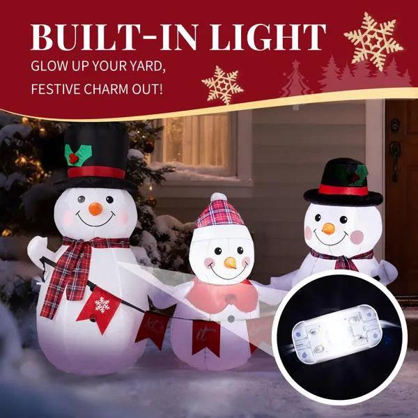 6.2FT Lighted Christmas Inflatable Decoration