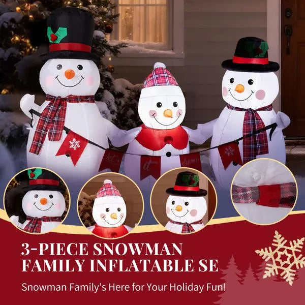 6.2FT Lighted Christmas Inflatable Decoration